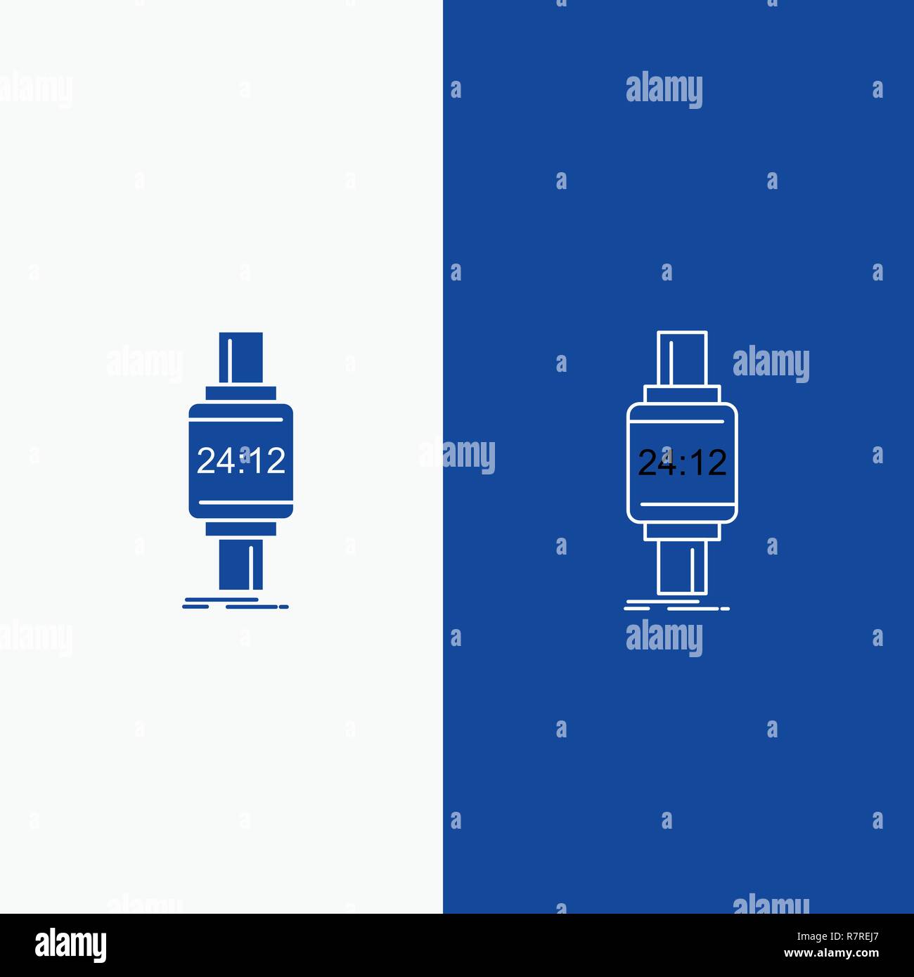 Smart Watch Smartwatch Watch Apple Android Line And Glyph Web