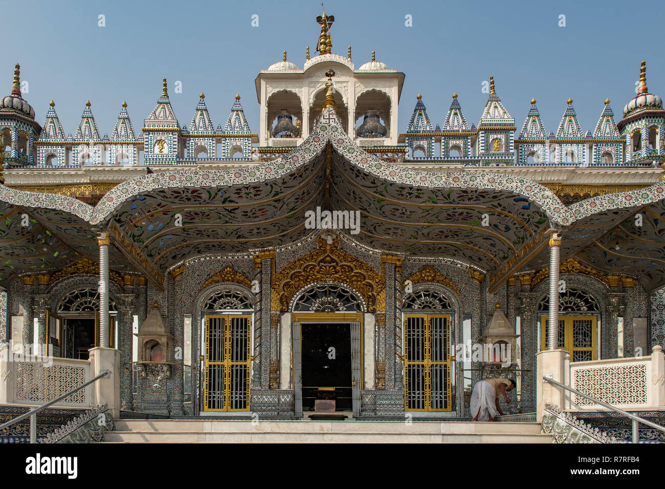 Parshwanath Jain Temple, Kolkata, West Bengal, India Stock Photo