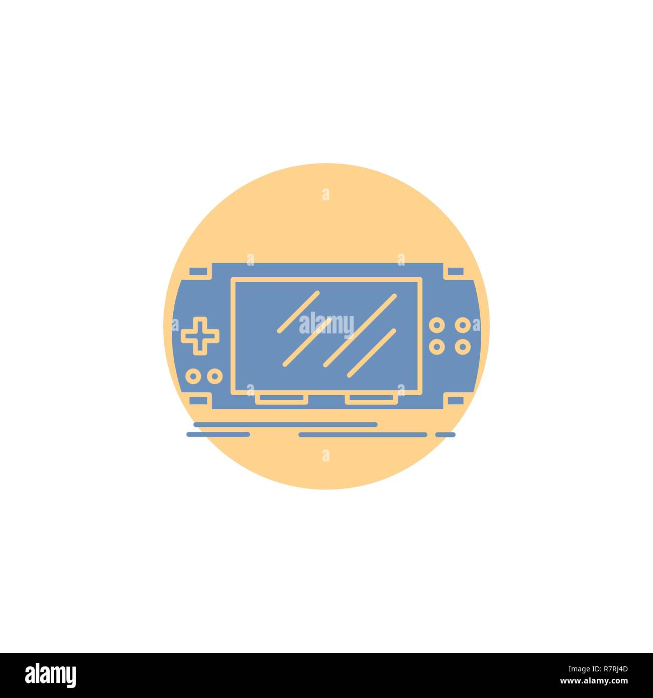 Console, device, game, gaming, psp Glyph Icon. Stock Vector