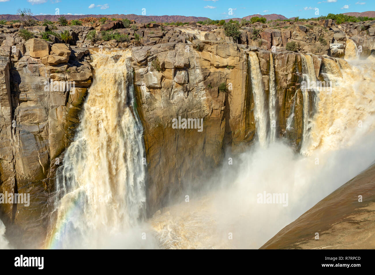 Augrabies National Park in South Africa, home of the largest waterfall