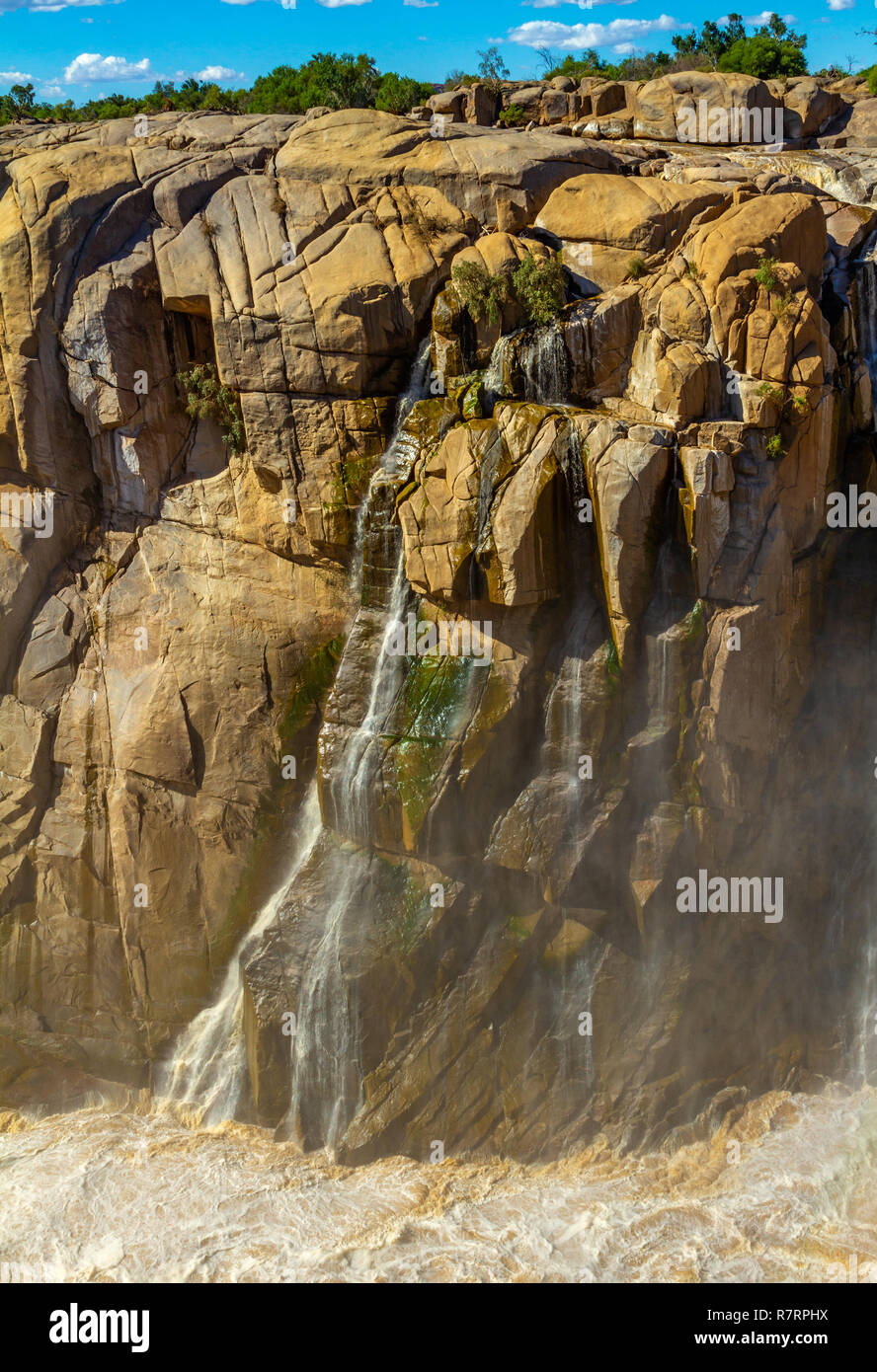 Augrabies National Park in South Africa, home of the largest waterfall