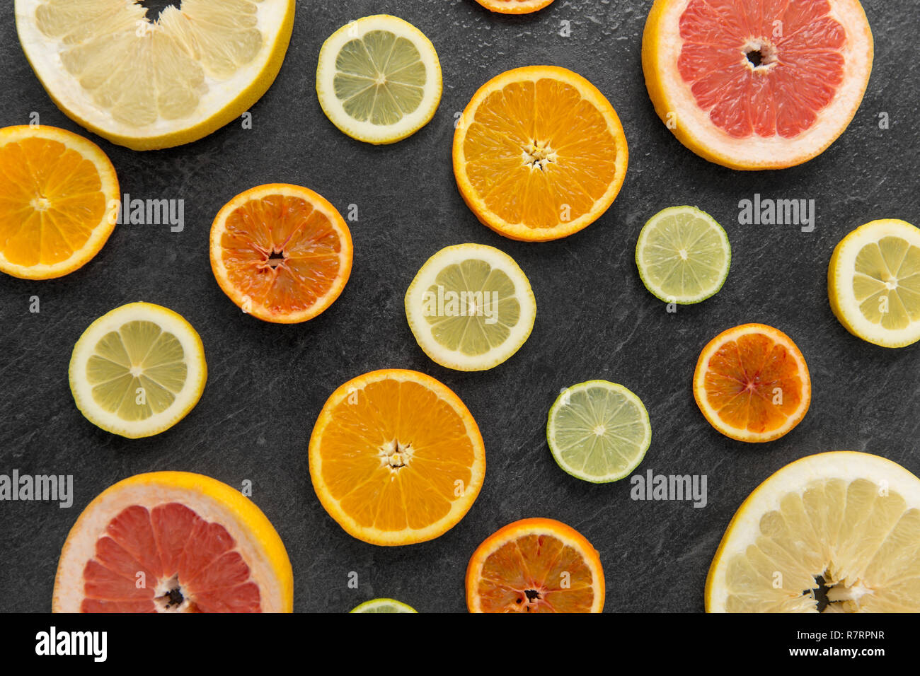 Different citrus fruit close hi-res stock photography and images - Alamy