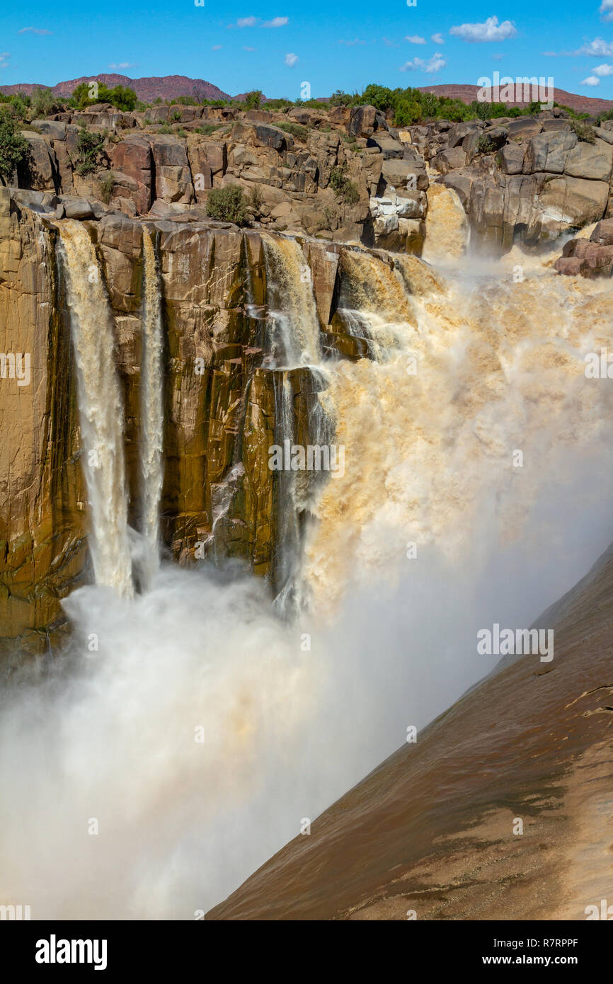 Augrabies National Park in South Africa, home of the largest waterfall