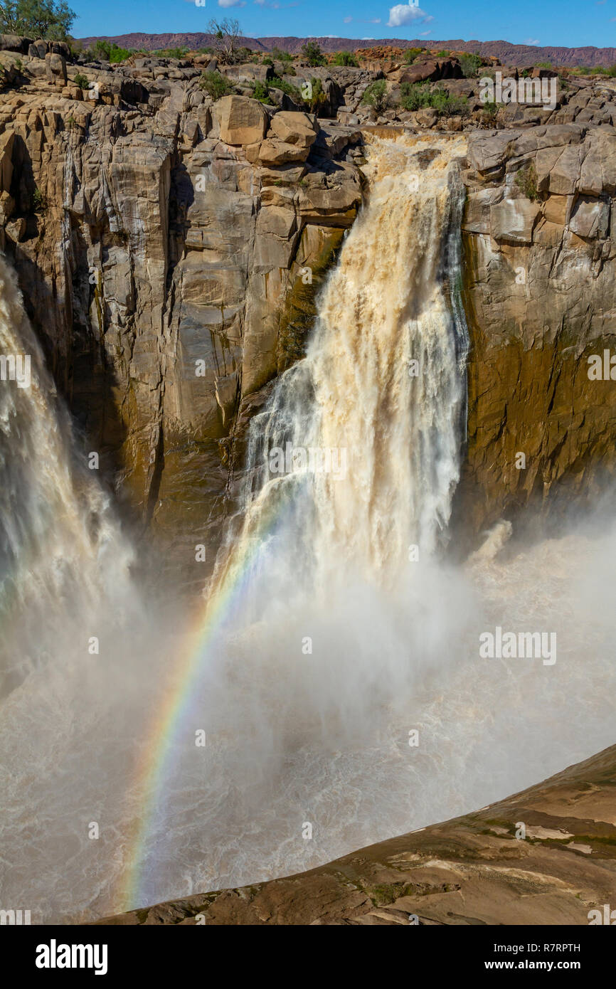 Augrabies National Park in South Africa, home of the largest waterfall