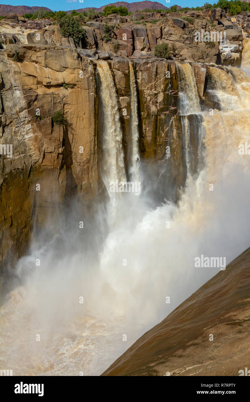 Augrabies National Park in South Africa, home of the largest waterfall