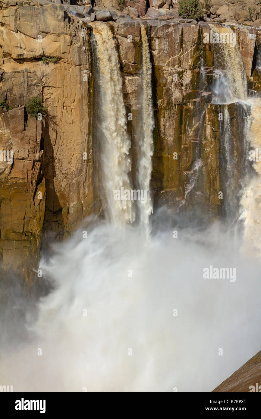 Augrabies National Park in South Africa, home of the largest waterfall