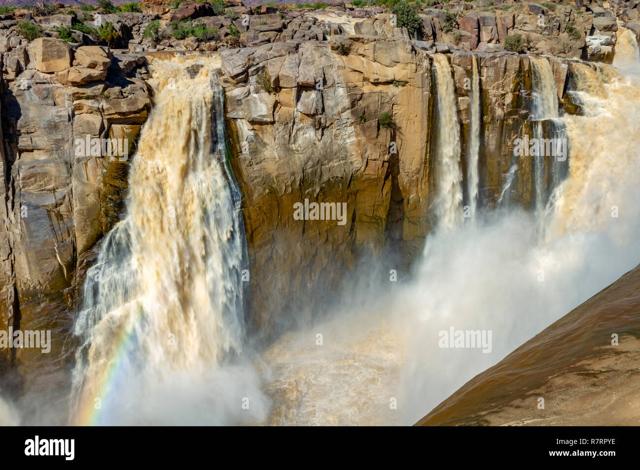 Augrabies National Park in South Africa, home of the largest waterfall