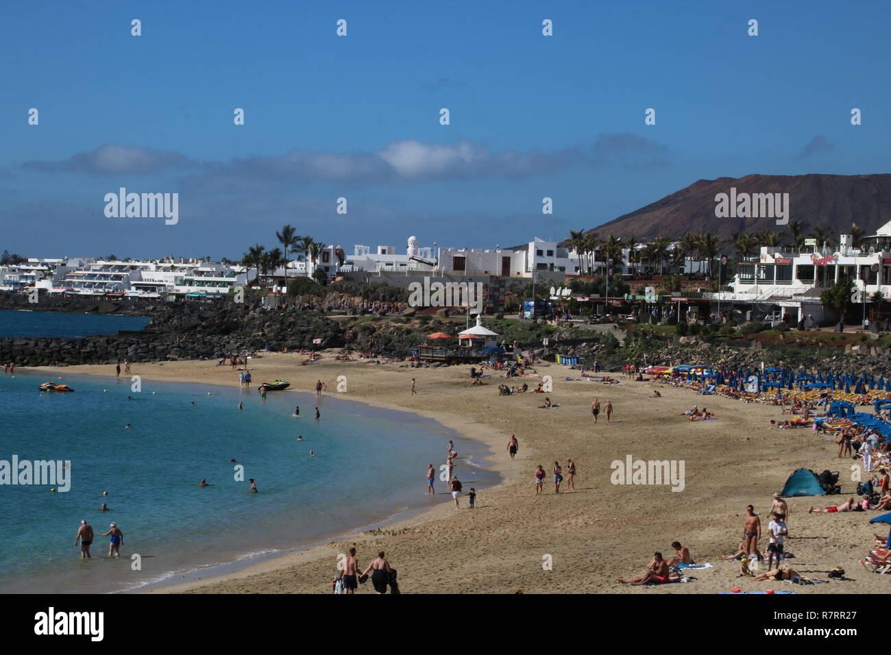 Playa Blanca Holiday Destination On Lanzarote Canary