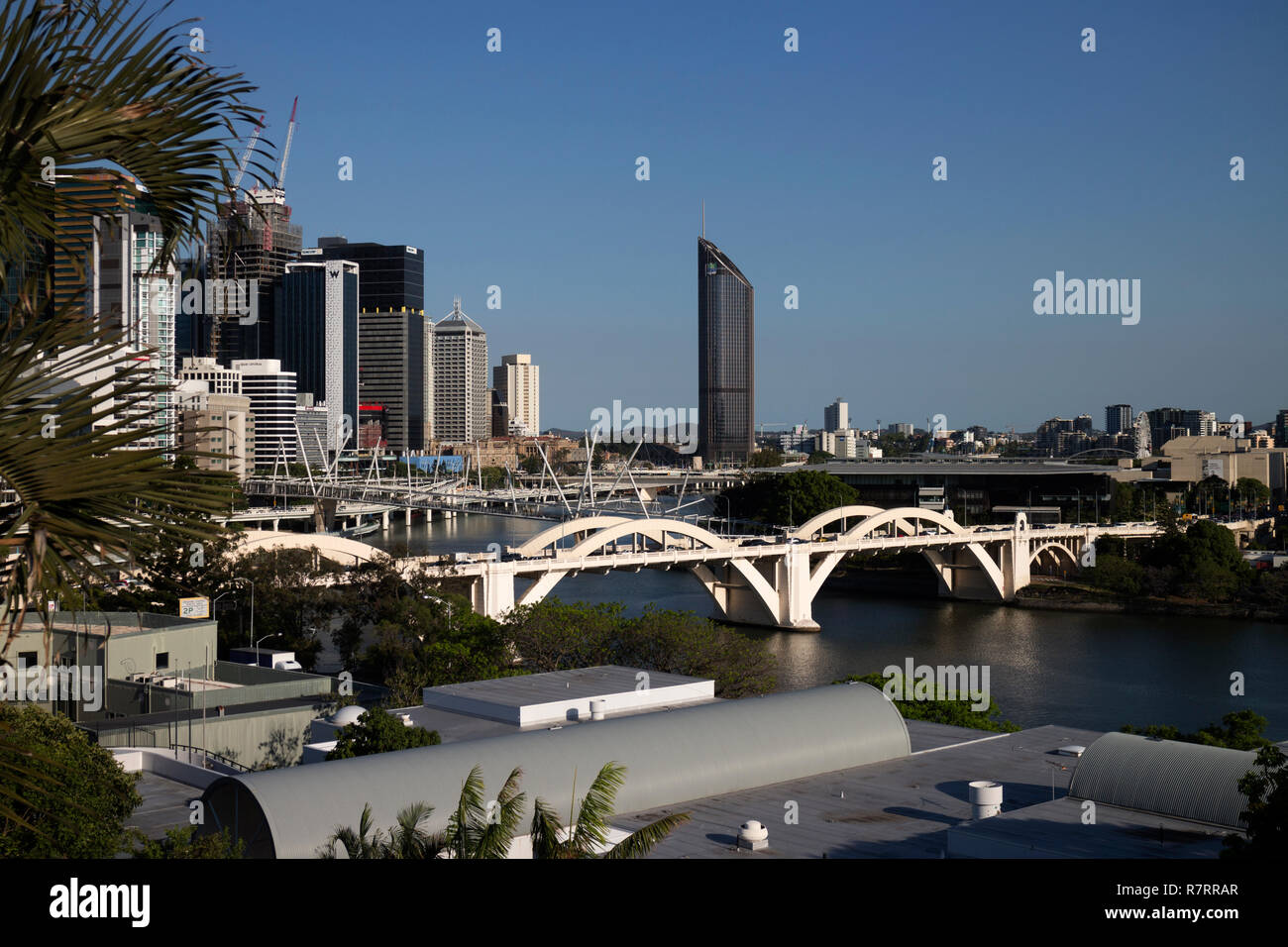 Brisbane city centre and Brisbane River, Queensland, Australia Stock Photo Alamy