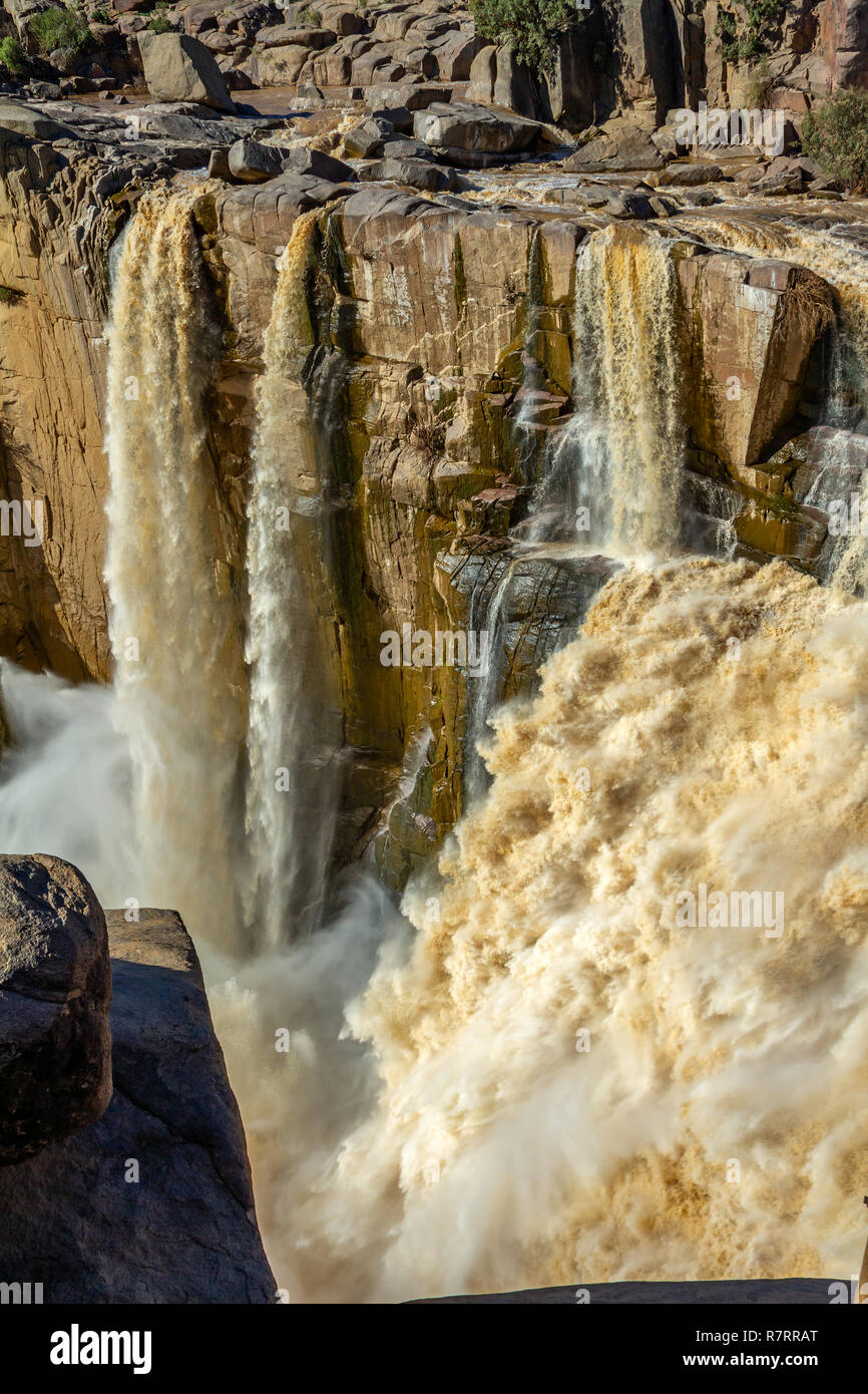 Augrabies National Park in South Africa, home of the largest waterfall