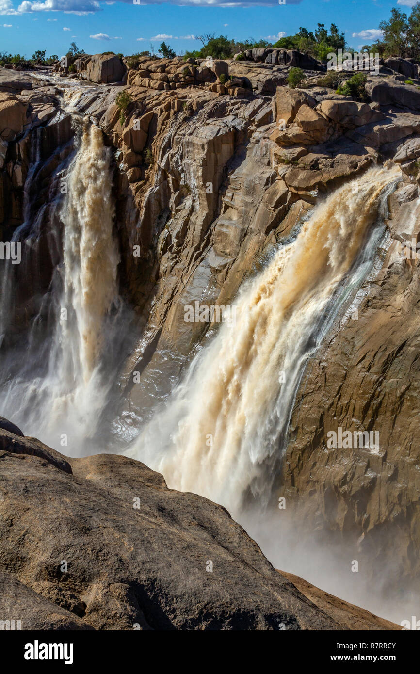 Augrabies National Park in South Africa, home of the largest waterfall