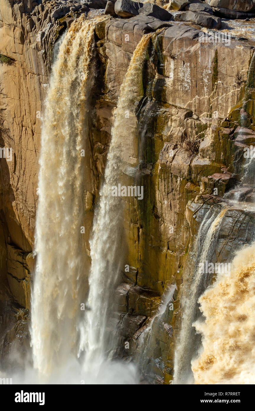 Augrabies National Park in South Africa, home of the largest waterfall