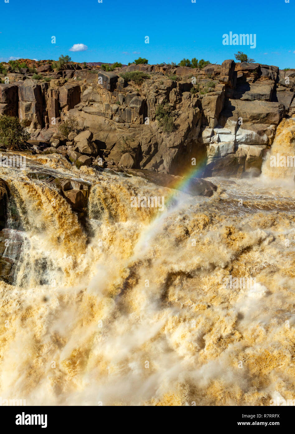 Augrabies National Park in South Africa, home of the largest waterfall