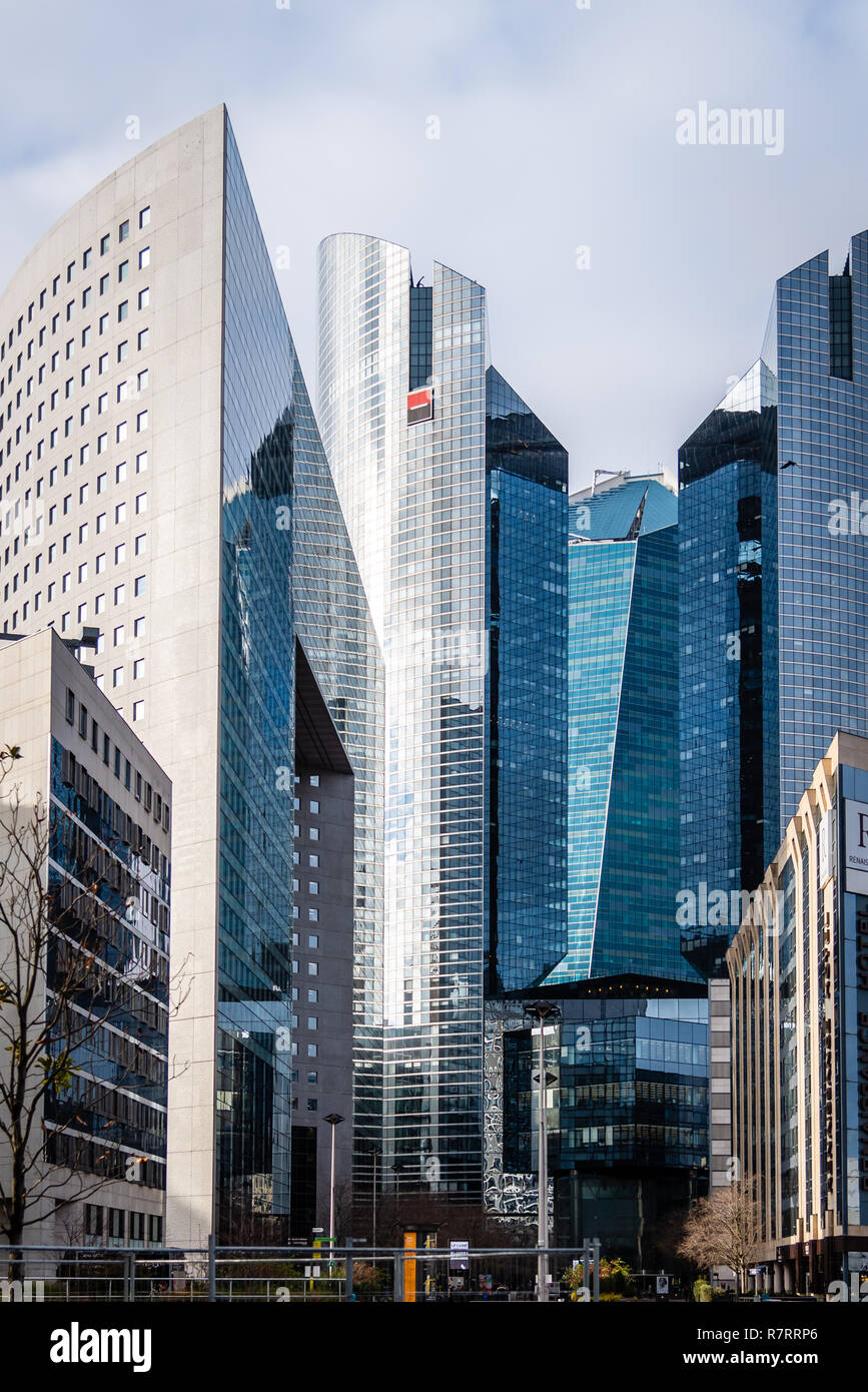 La Defense area in Paris, France Stock Photo