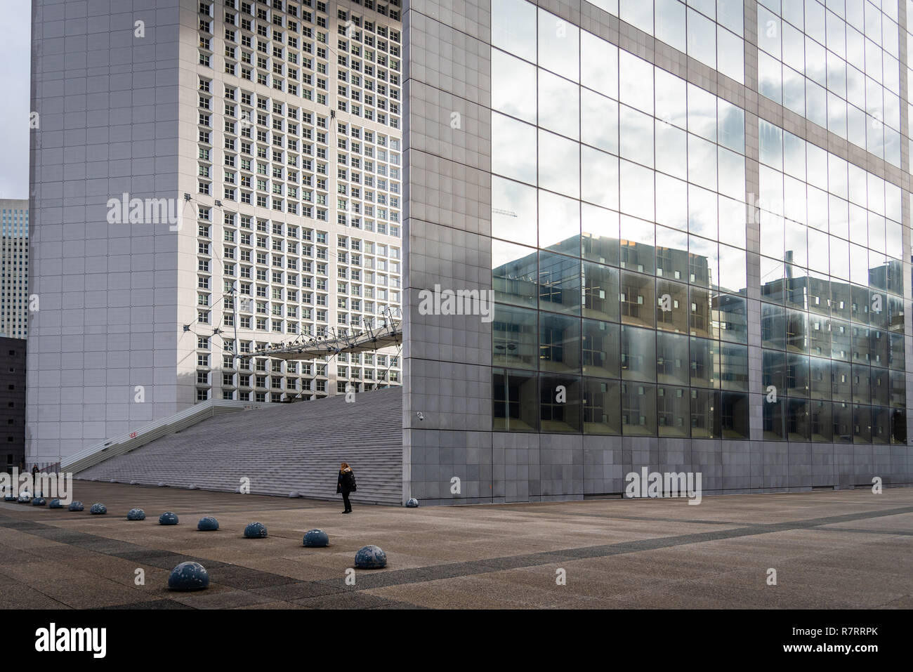 La Defense area in Paris, France Stock Photo