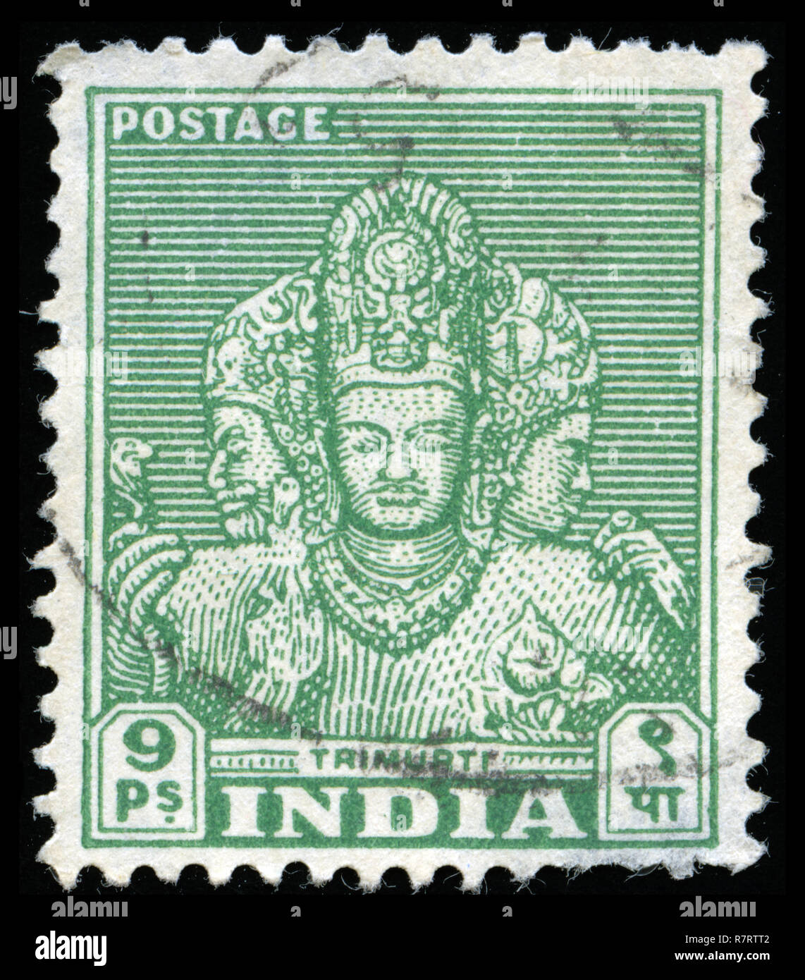 Postage stamp from India in the Monuments and Temples (1949-52) series ...