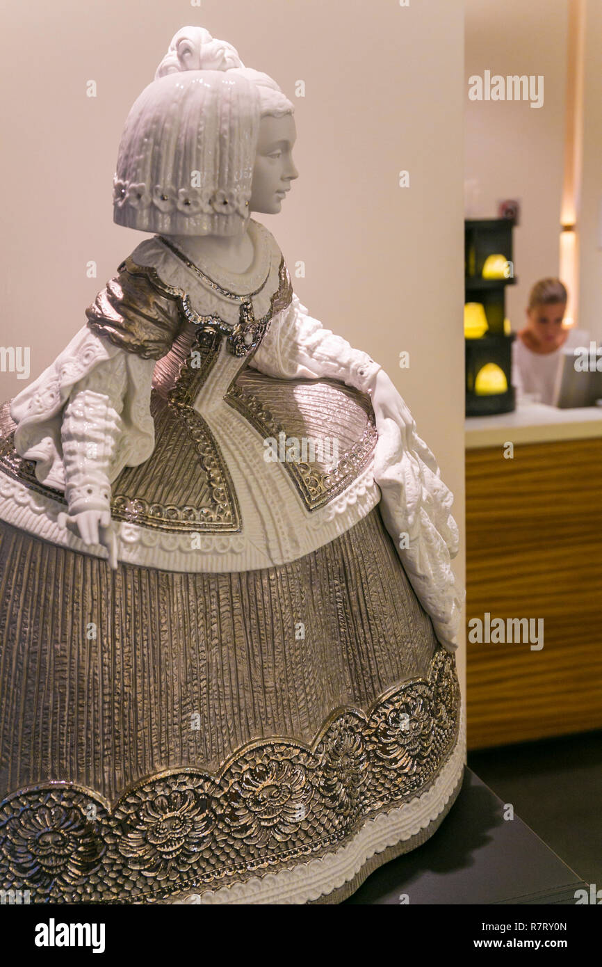 Lladro porcelain figurines Shop. Valencia. Comunidad Valenciana. Spain