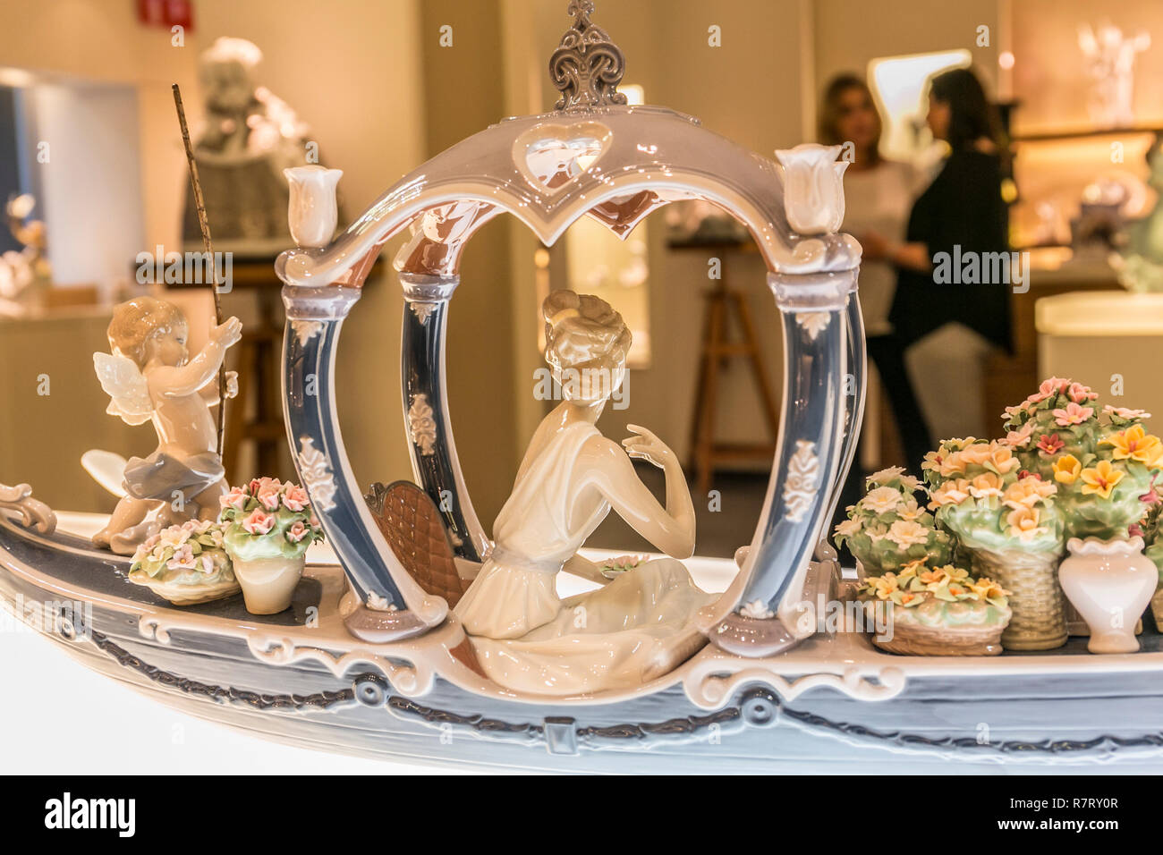 Lladro porcelain figurines Shop. Valencia. Comunidad Valenciana. Spain