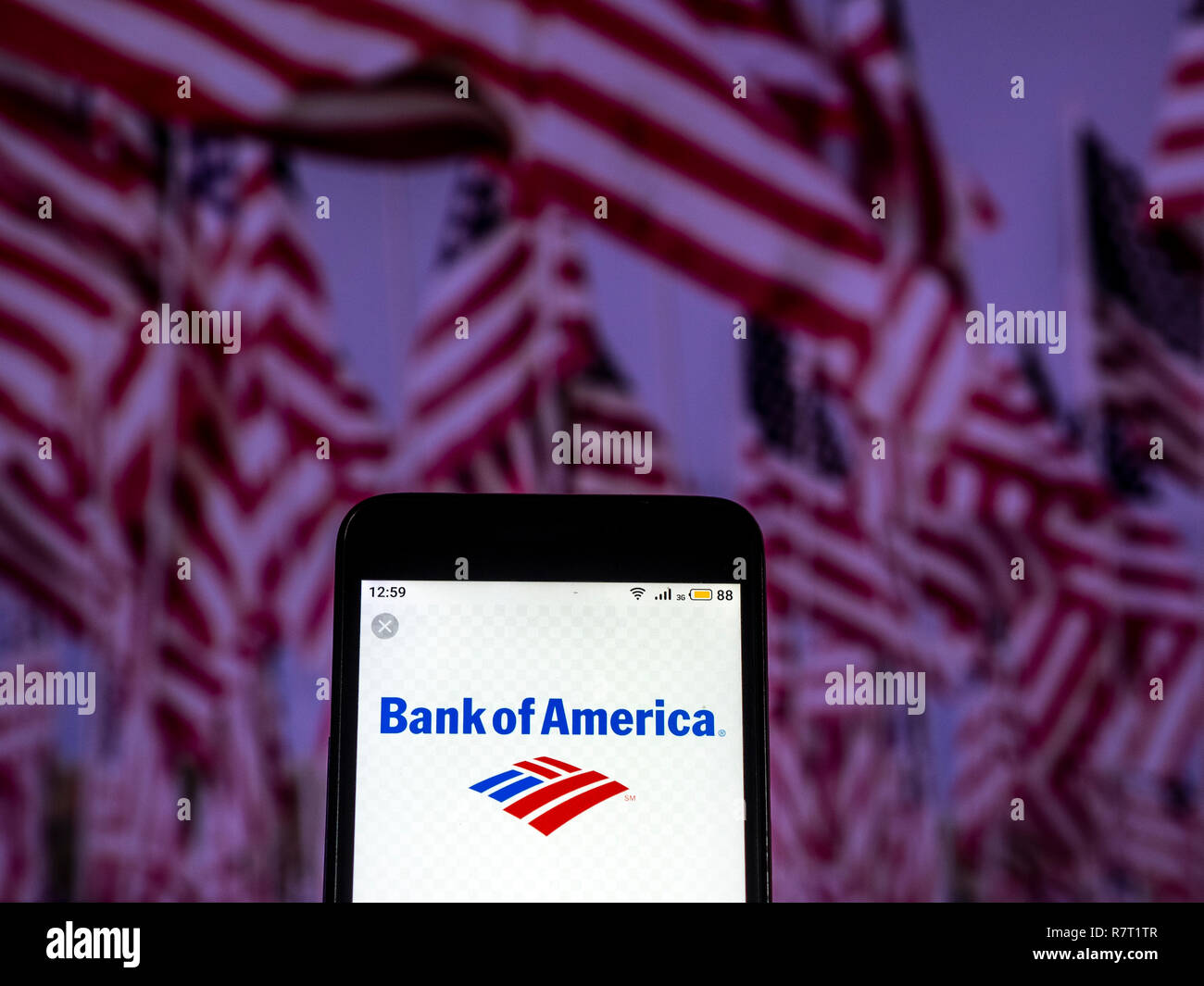 Bank america logo seen on hi-res stock photography and images - Alamy