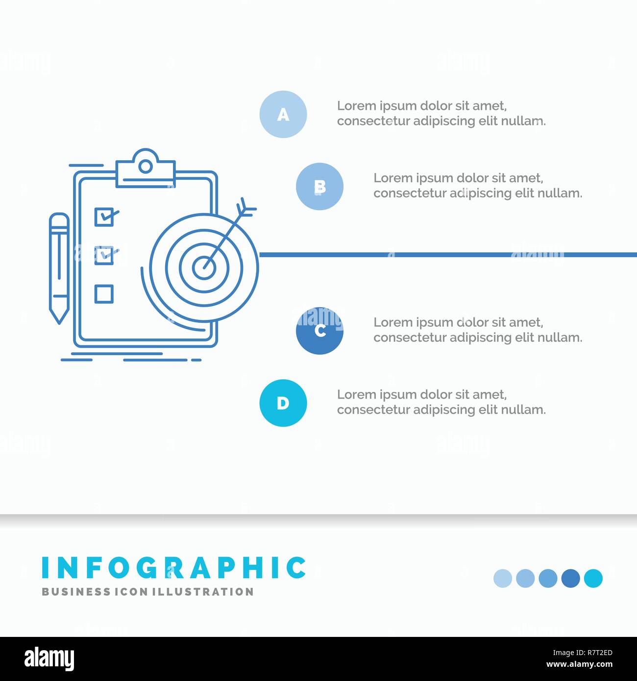 Business goals graphic presentation Stock Vector Images - Alamy