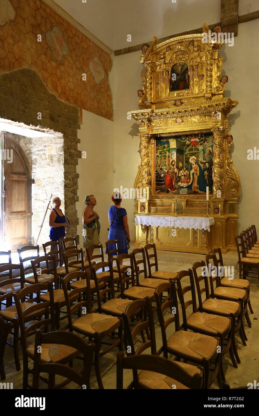 France, Var, Dracenie, Les Arcs sur Argens, Chapel Sainte Roseline (XIV