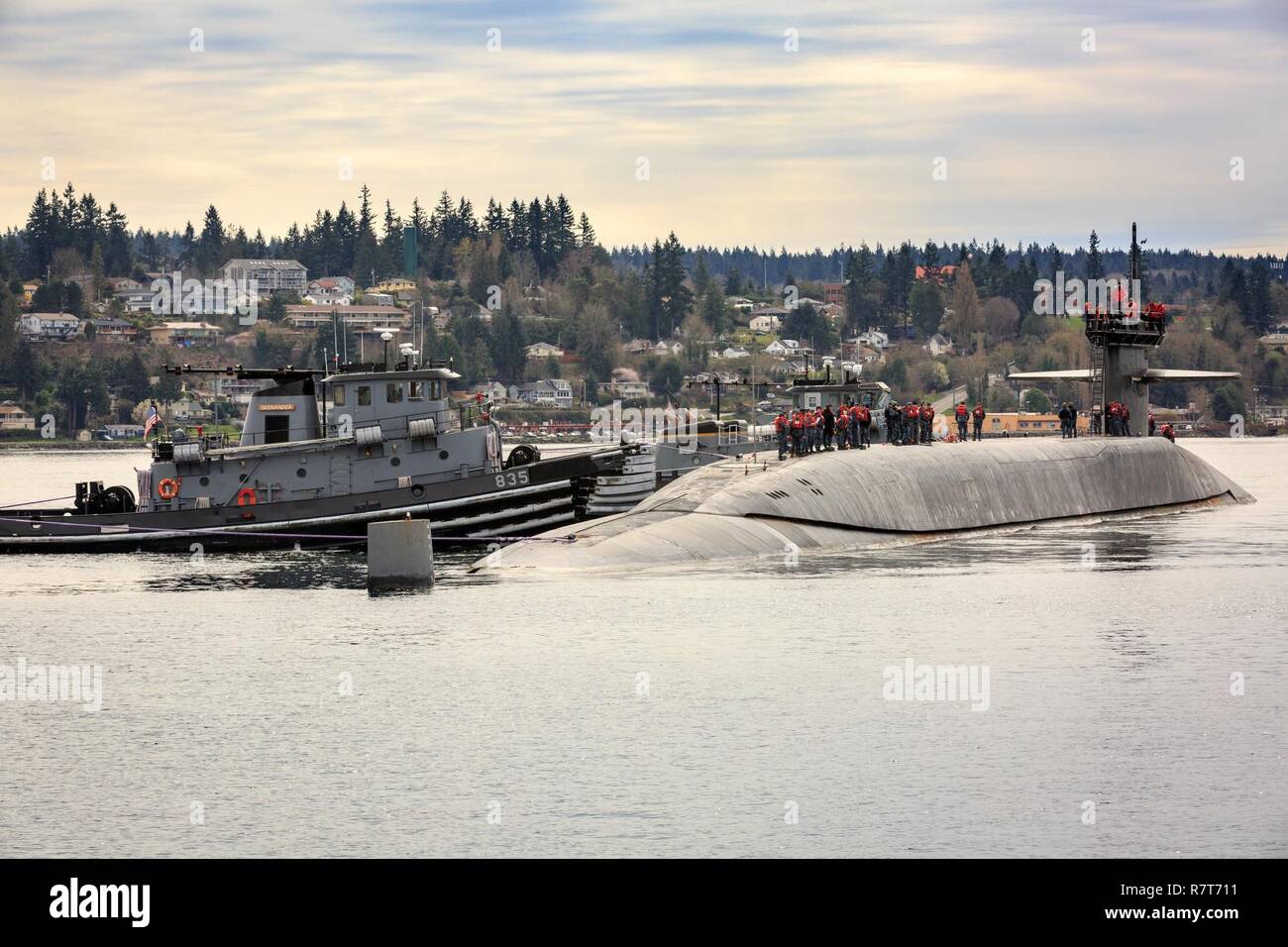 BREMERTON, Wash. (Apr. 4, 2017) The guidedmissile submarine USS Ohio