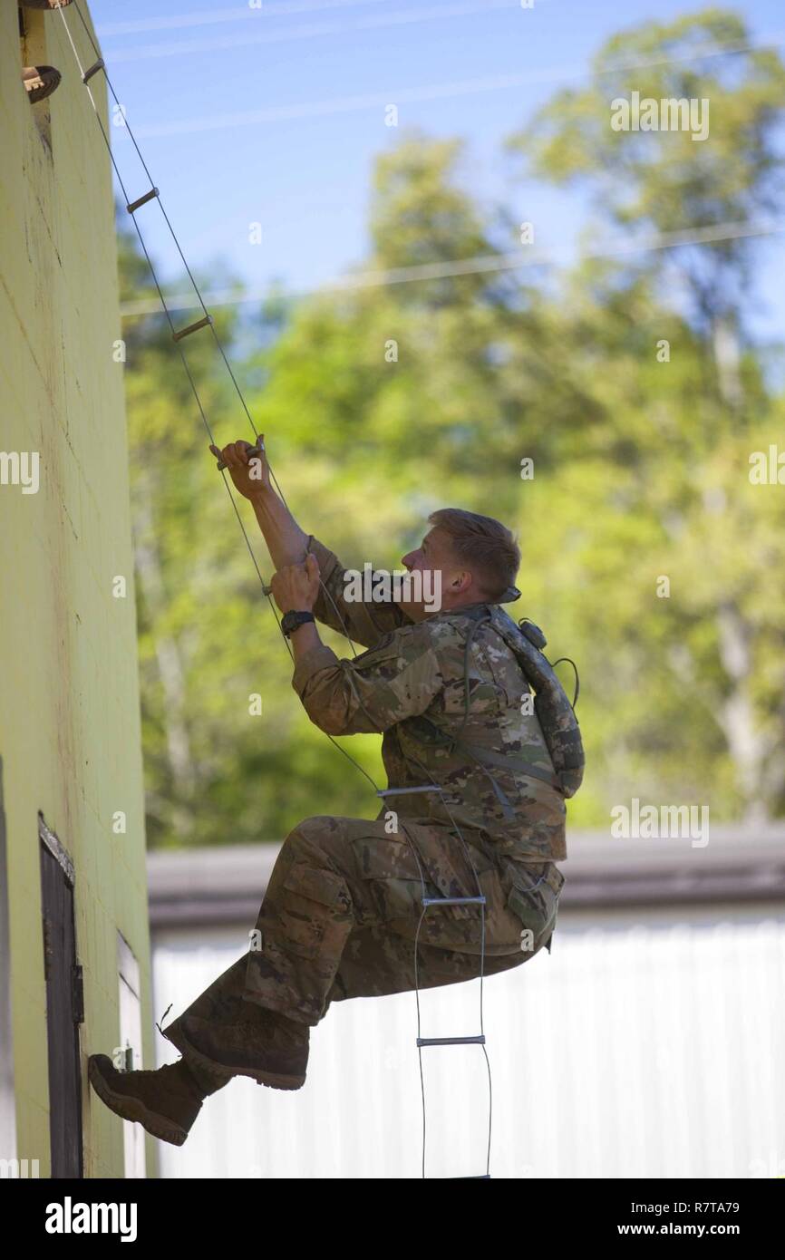 Army Ranger Ladder Man U.S. Army Ranger 1st Lt. Nathan Edgar, assigned to 1st Infantry ...