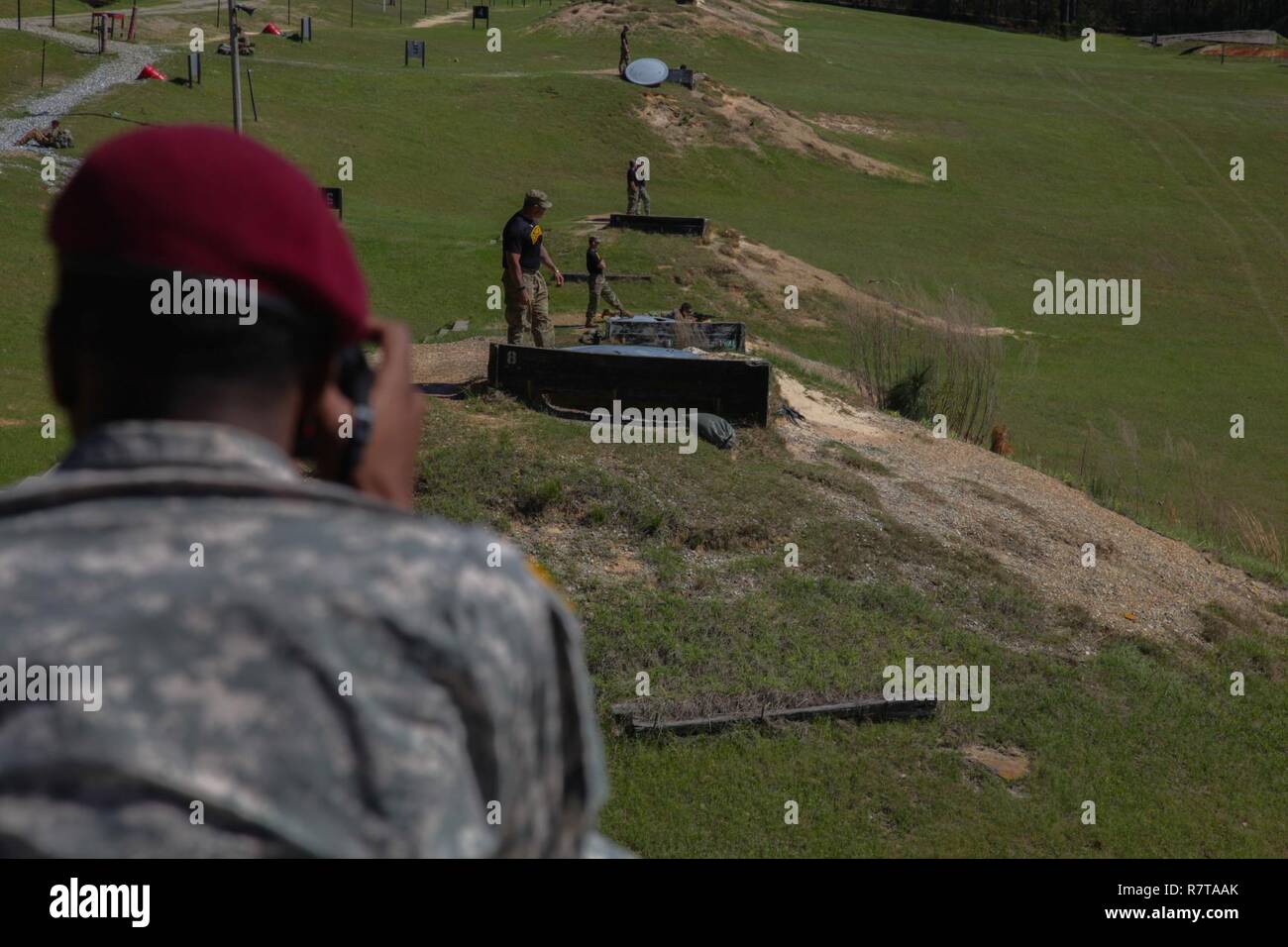 U.S. Army Spc. Sharell Madden from the 982nd Combat Camera Company
