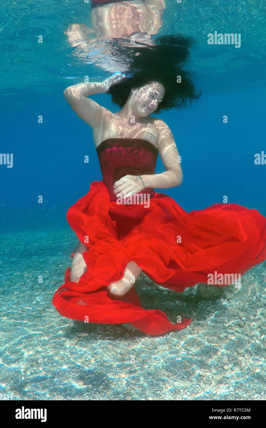 Underwater Fashion Photo Shoot