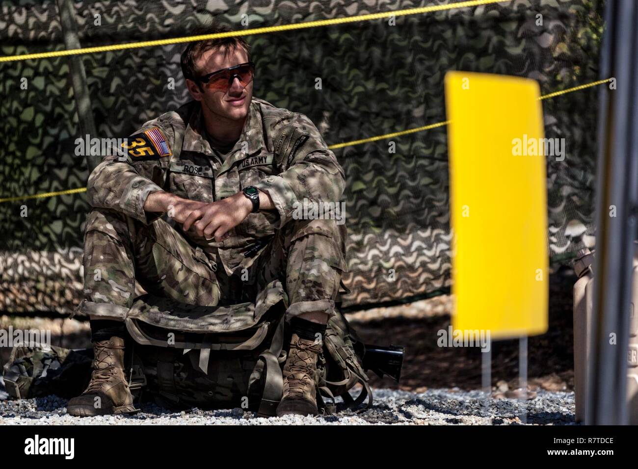 U.S. Army Ranger Capt. Michael Rose, assigned to the 75th Ranger