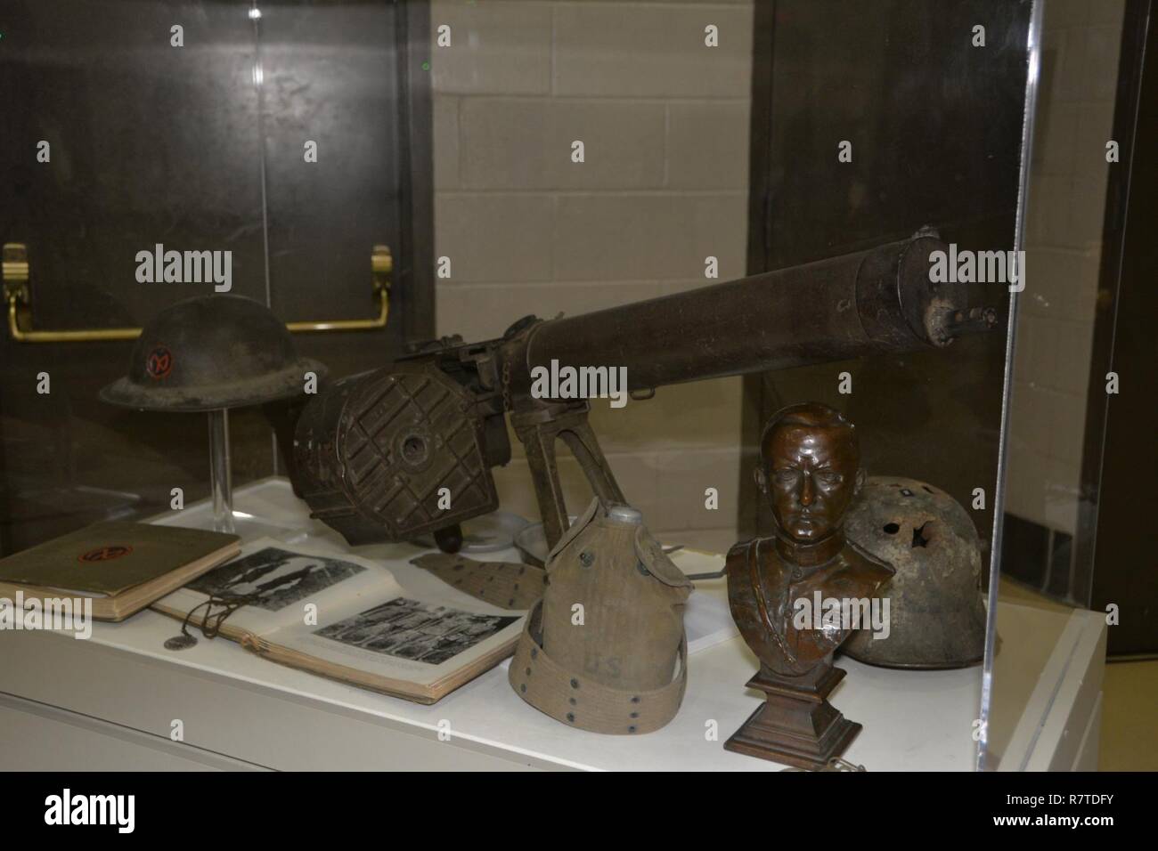 Latham Ny World War I Artifacts On Display During A World War I