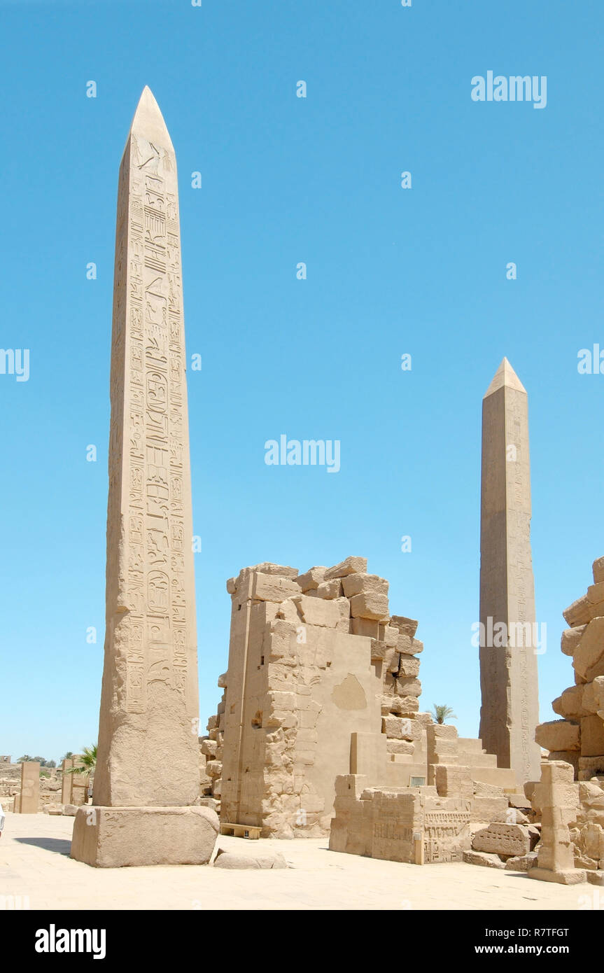 Obelisks, Karnak Temple Complex, UNESCO World Heritage site, Thebes