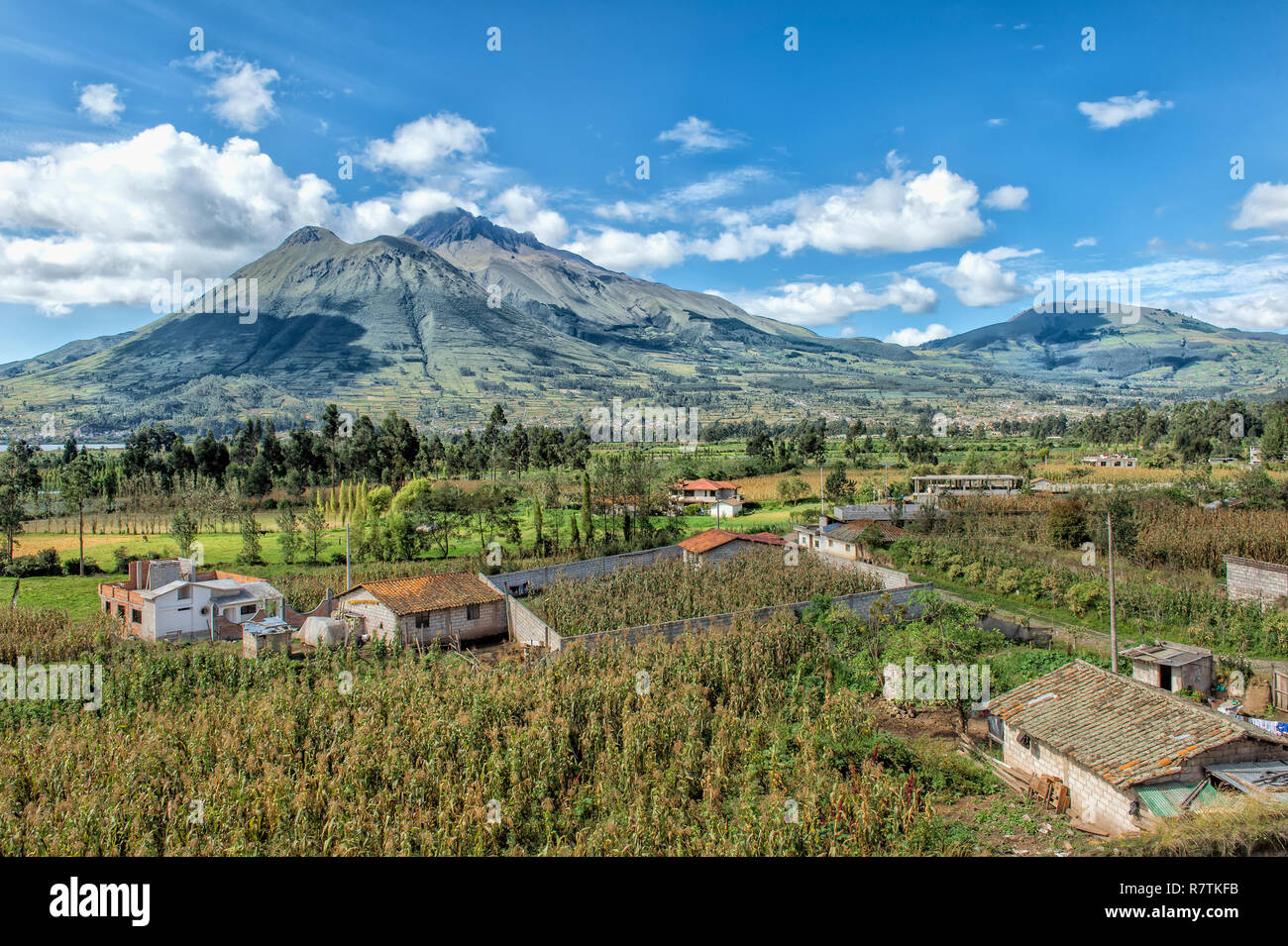 Imbabura volcano, Imbabura Province, Ecuador Stock Photo Alamy