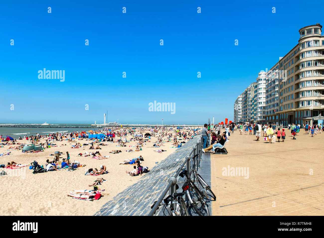Beach Ostend North Sea West Hi res Stock Photography And Images Alamy