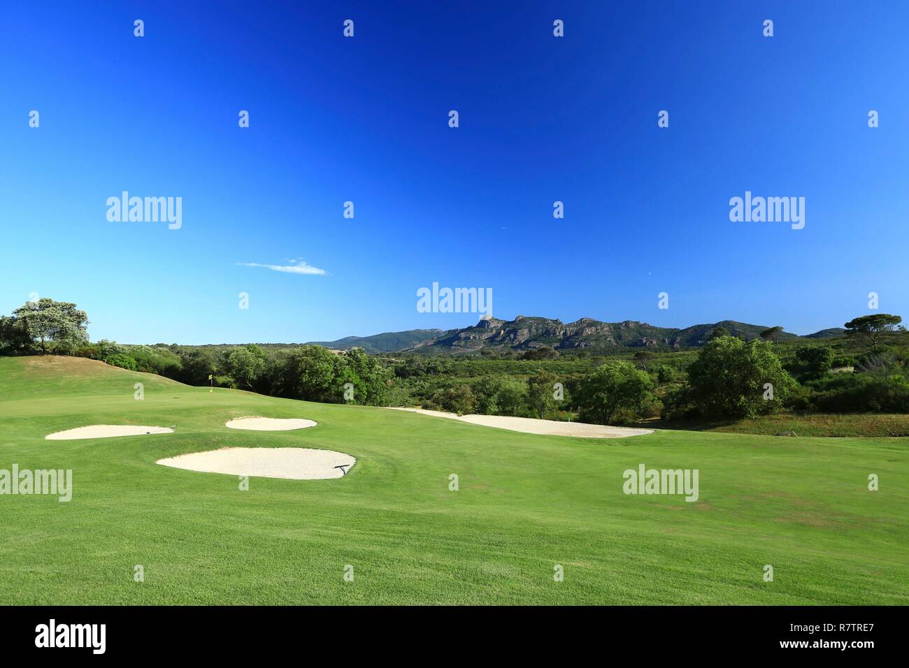 France, Var, Dracenie, La Motte, Domains of Saint Endreol, Golf Stock Photo  - Alamy