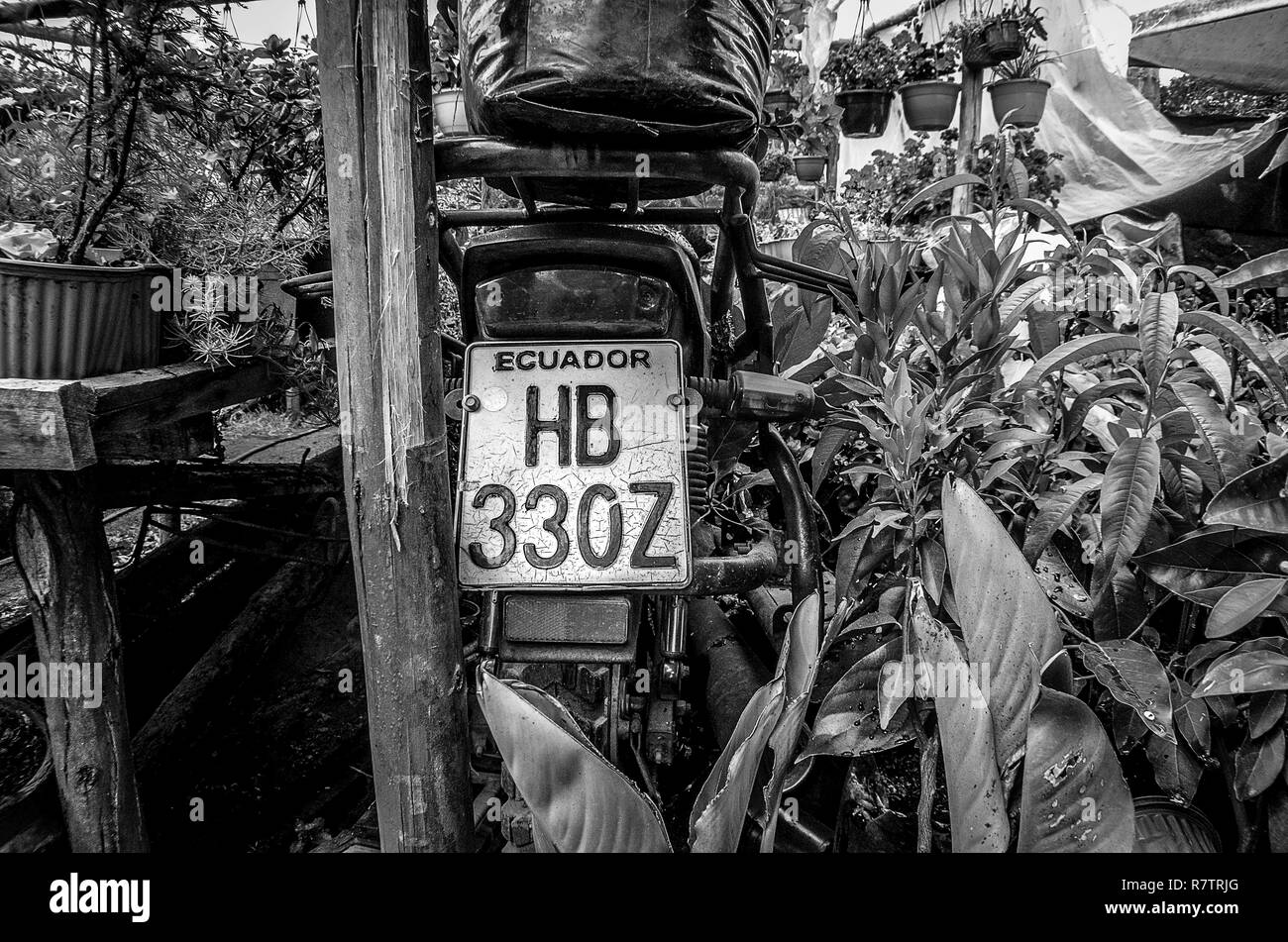 Old Motorcycle Columbia Stock Photo