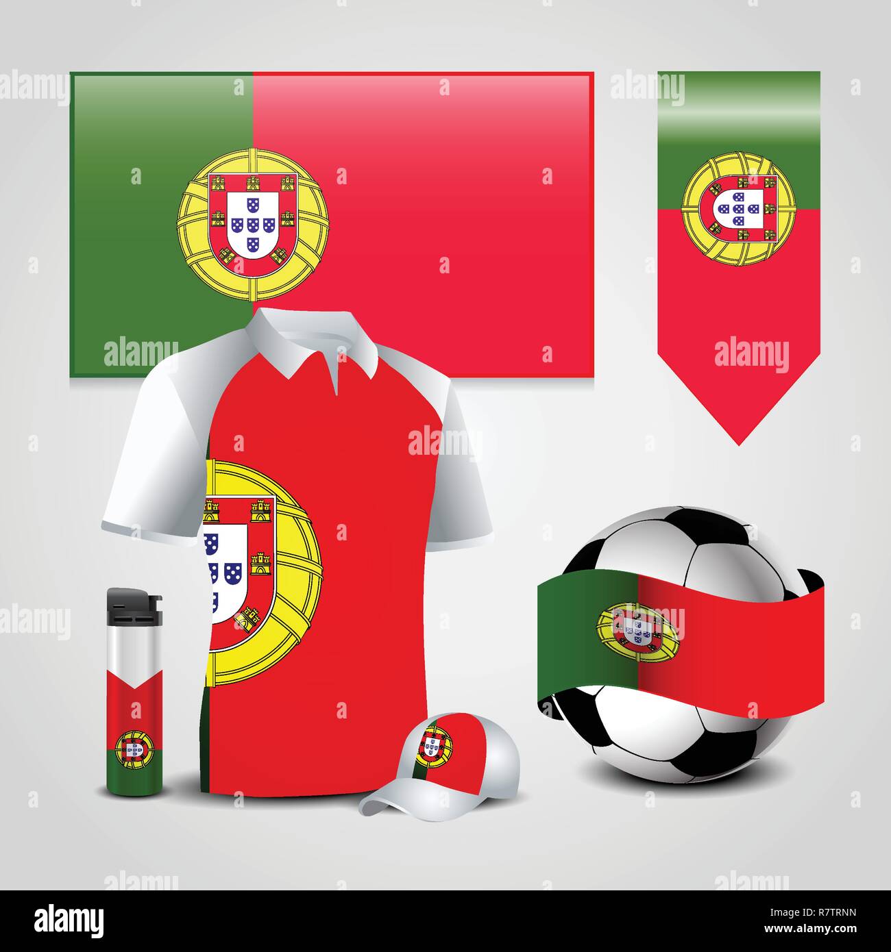 Portugal National Flag 5x3 Feet - Large Polyester Flag With Eyelets For World Cup & Sports
