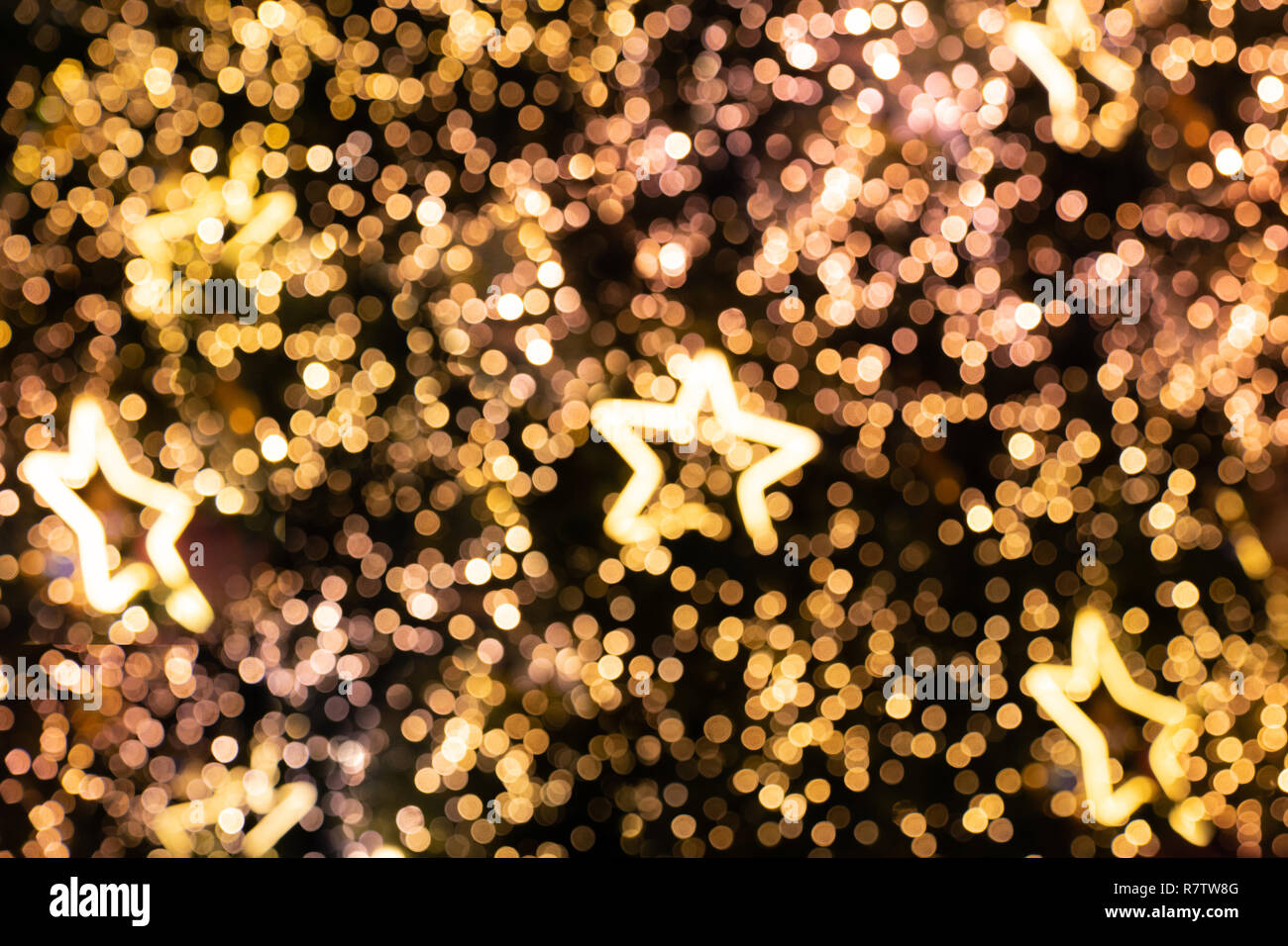 Red Gradiend Background Red bokeh background stars hi-res stock photography and images - Alamy