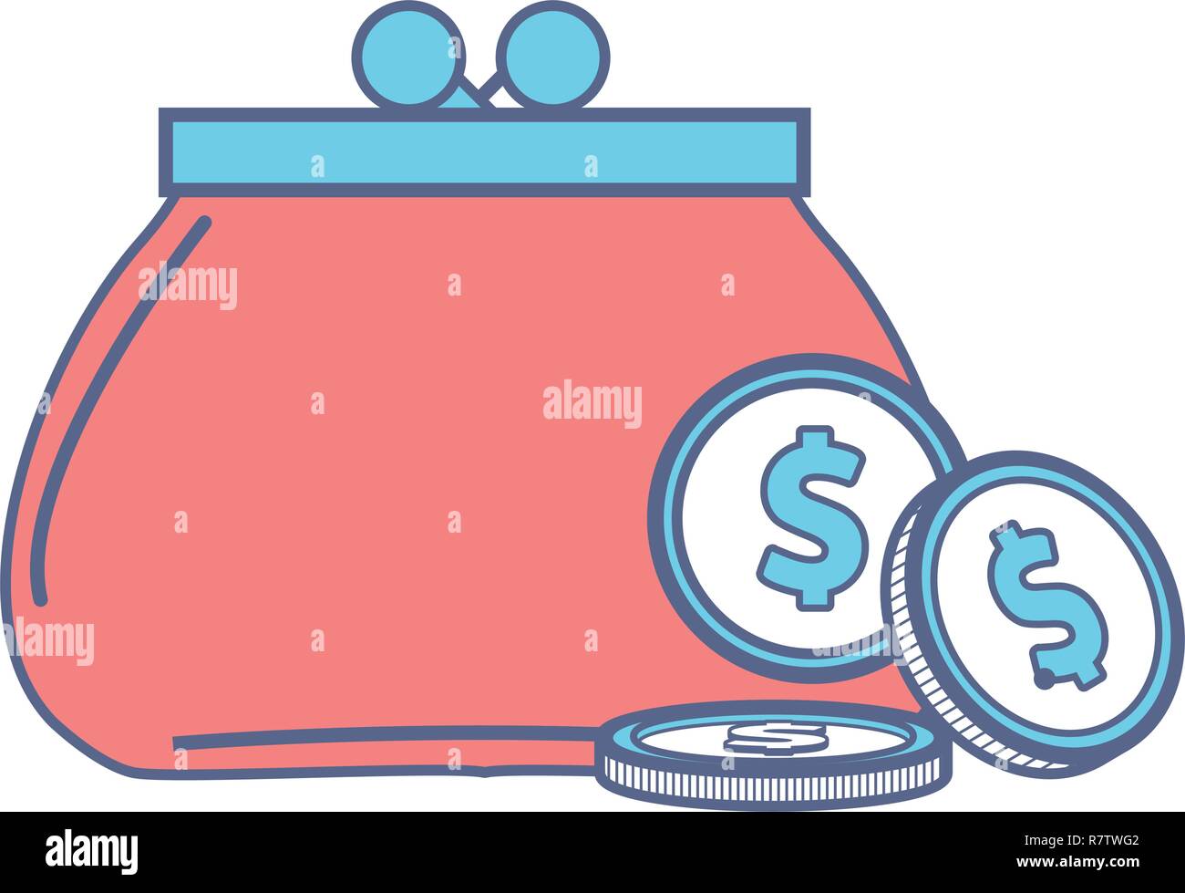 coins purse icon Stock Vector Image & Art - Alamy