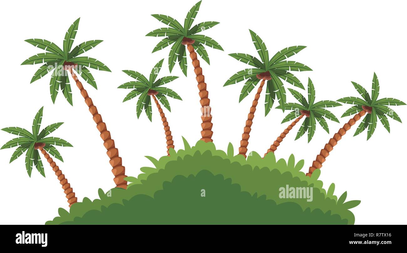 island palm tree Stock Vector Image &amp; Art - Alamy