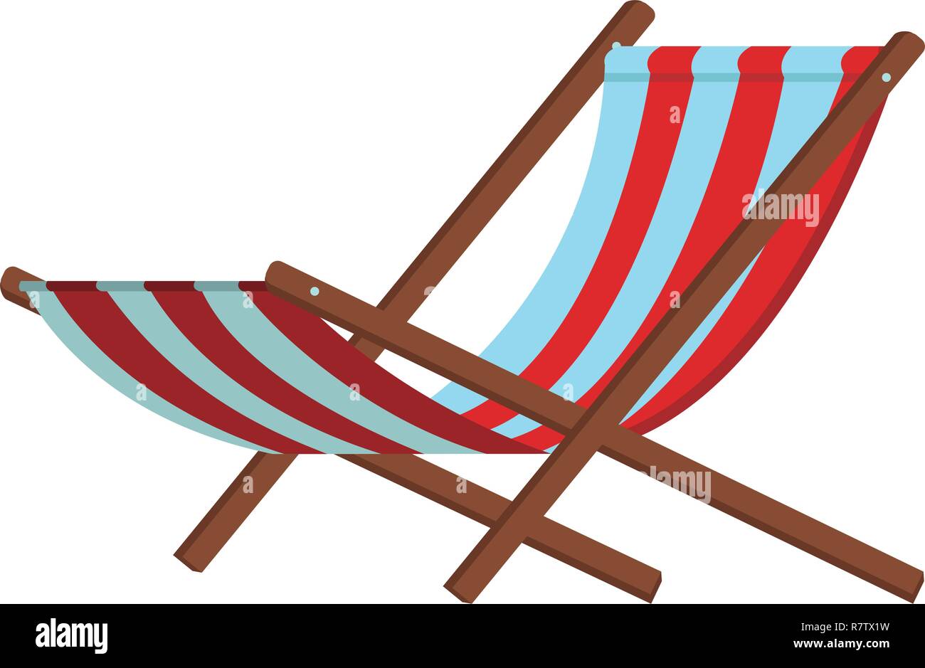 beach chair icon Stock Vector Image & Art - Alamy