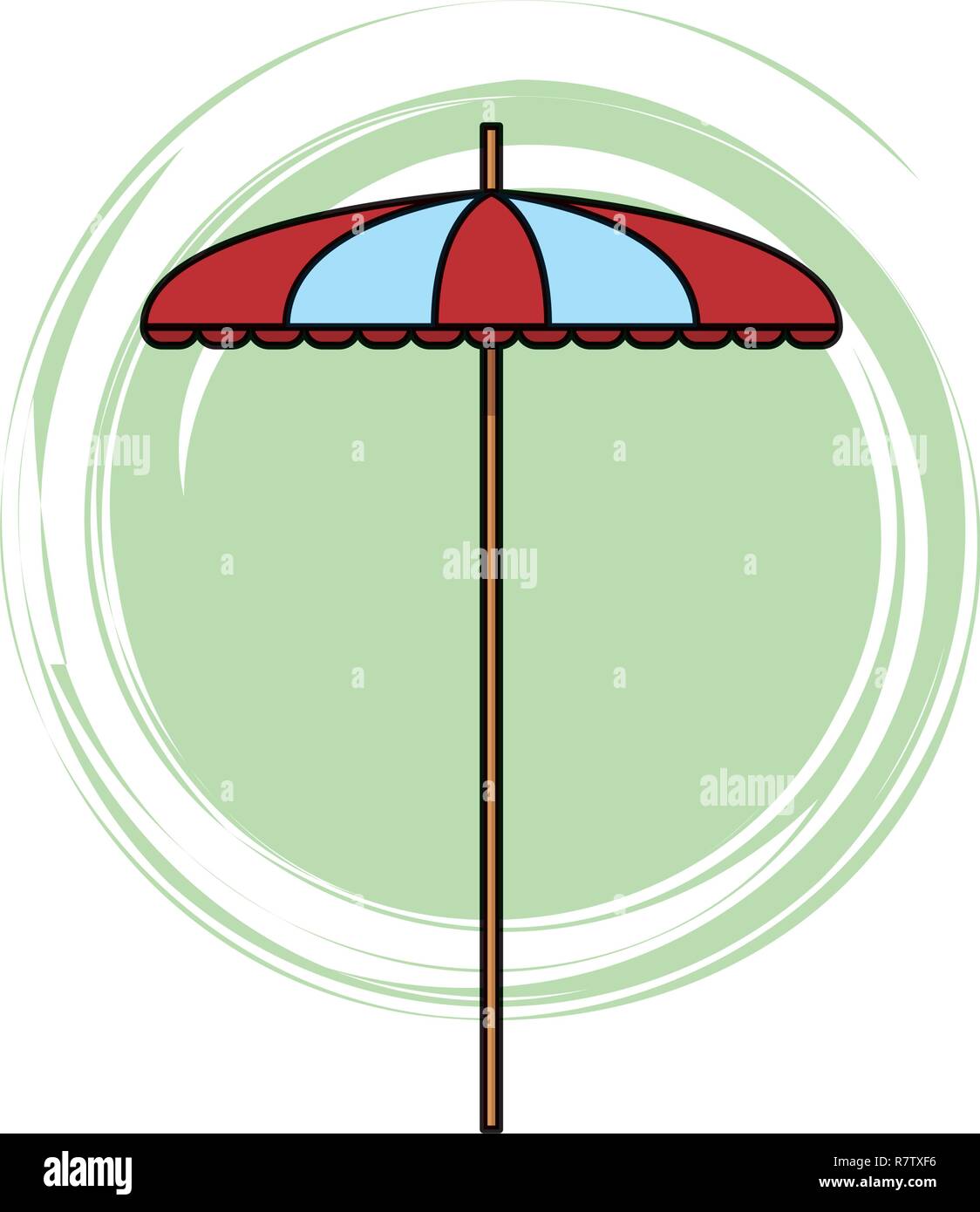 beach umbrella icon Stock Vector Image & Art - Alamy