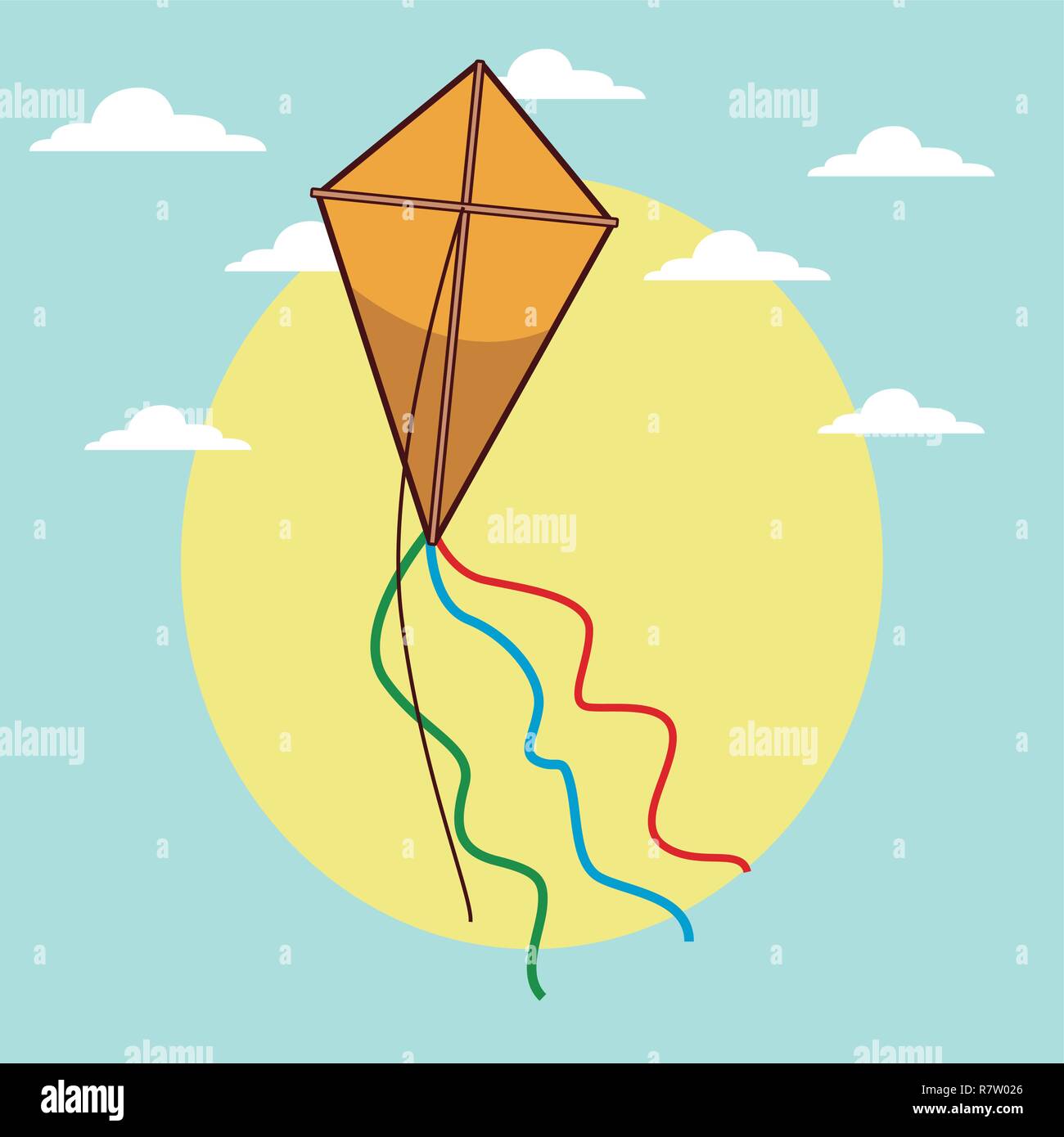 Kite Cartoon High Resolution Stock Photography and Images Alamy