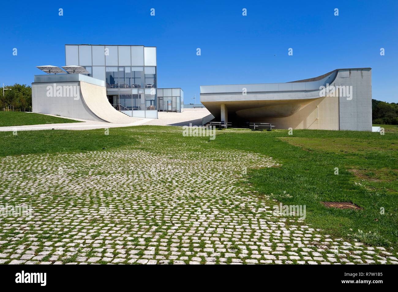 France, Pyrenees Atlantiques, Basque Country, Biarritz, the Cite de l'Ocean et du Surf (City of Ocean and Surf) by architect Steven Holl Stock Photo