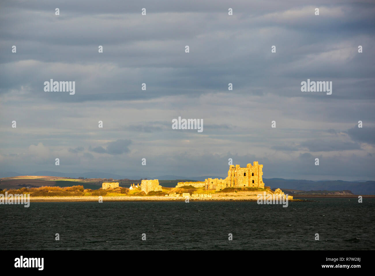 Piel Castle on Piel Island, Cumbria, UK Stock Photo Alamy