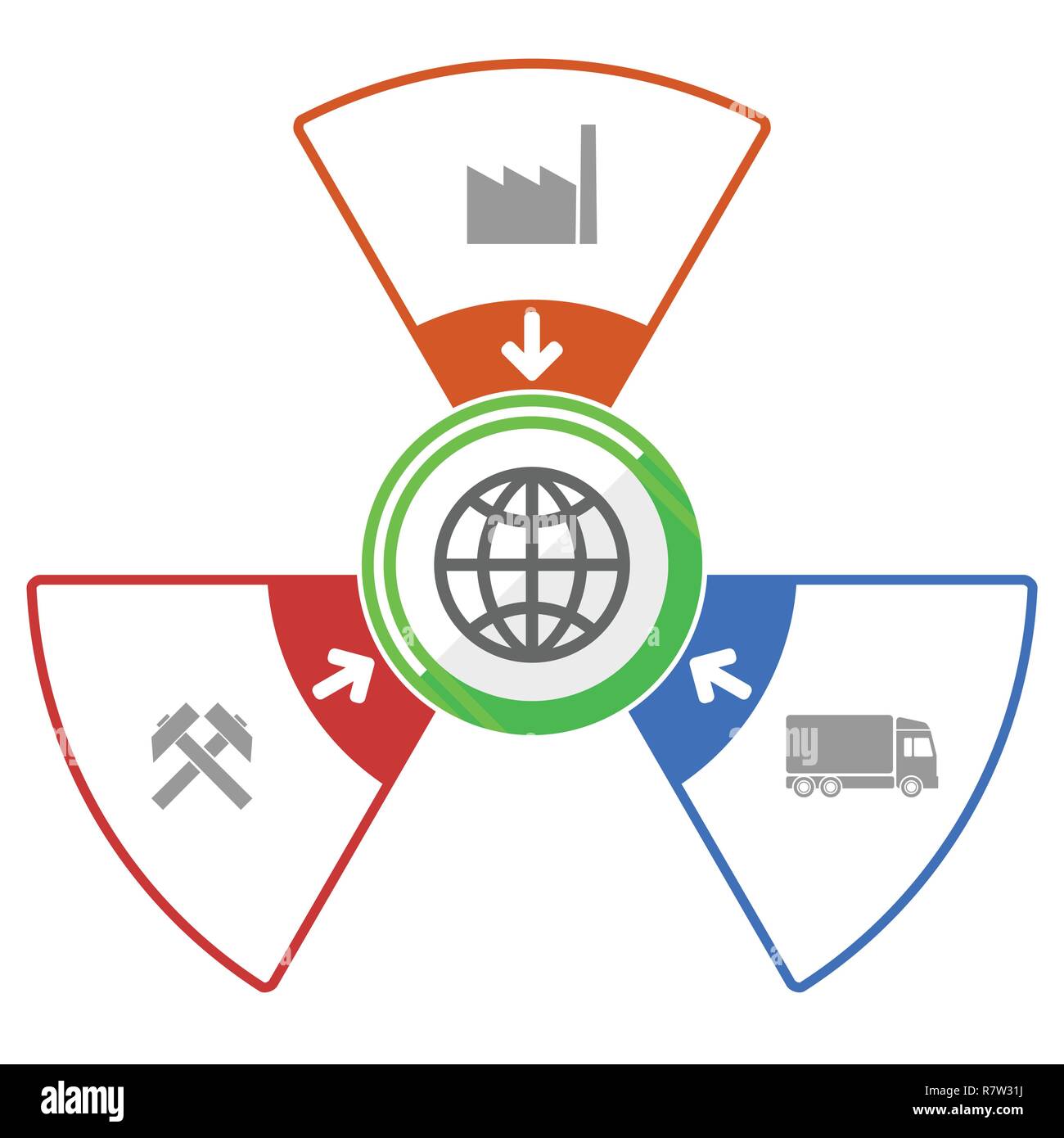 Infographic vector template for presentation, chart, diagram, graph ...