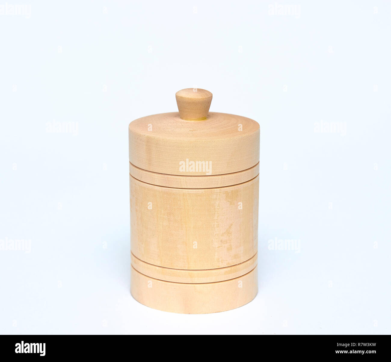 Herbal honey wooden jar. container for storing honey. insulator on