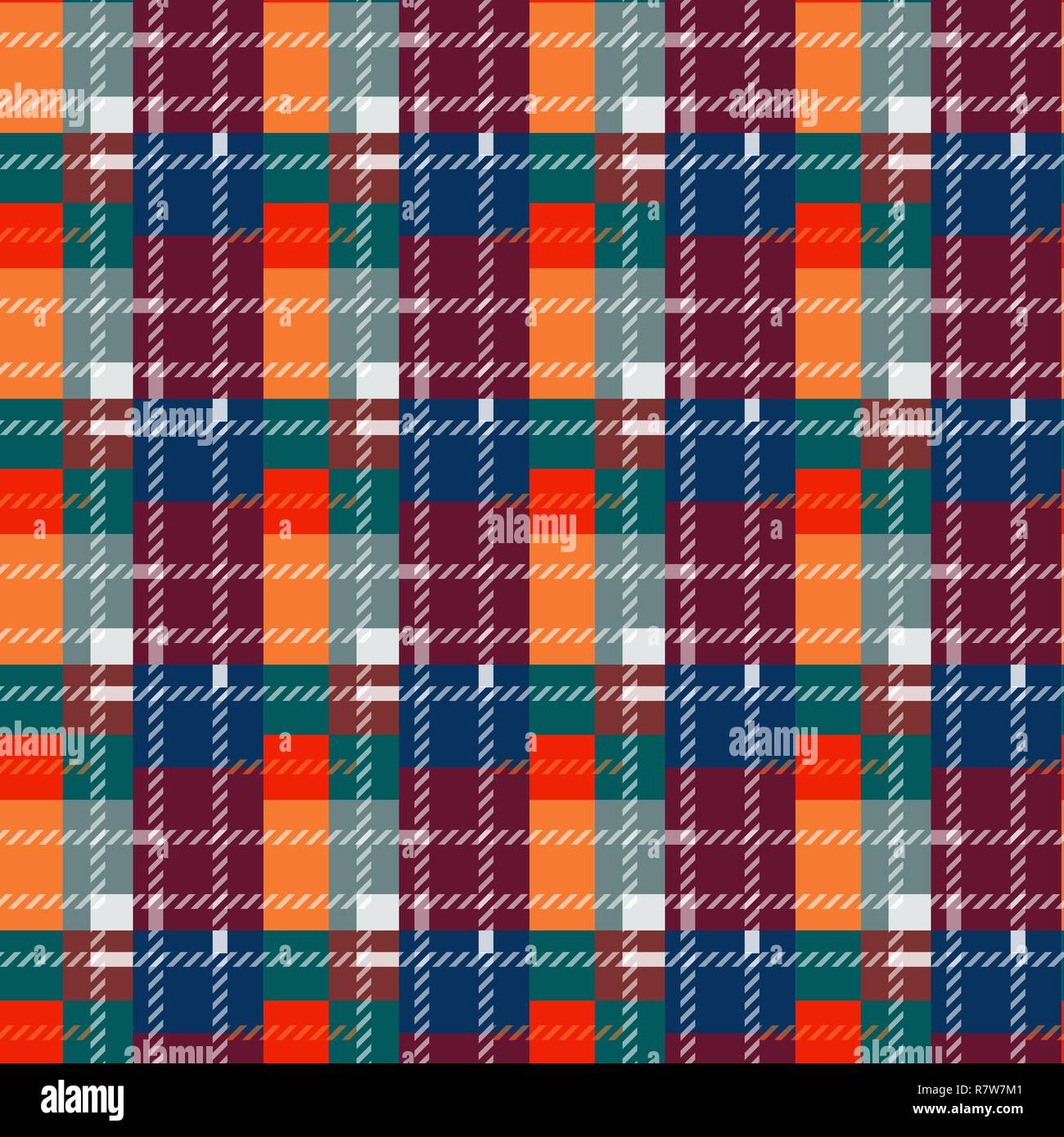 Seamless tartan plaid pattern. fabric pattern. Checkered texture for  clothing fabric prints, web design, home textile eps10 Stock Vector Image &  Art - Alamy