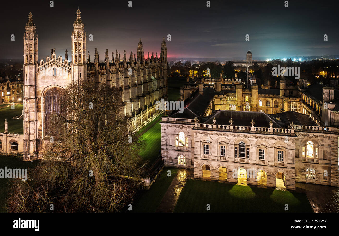 Church Building. Chapel Building. Cambridge. Old Buildings. Building Spires. Ornate Buildings. English Buildings Stock Photo