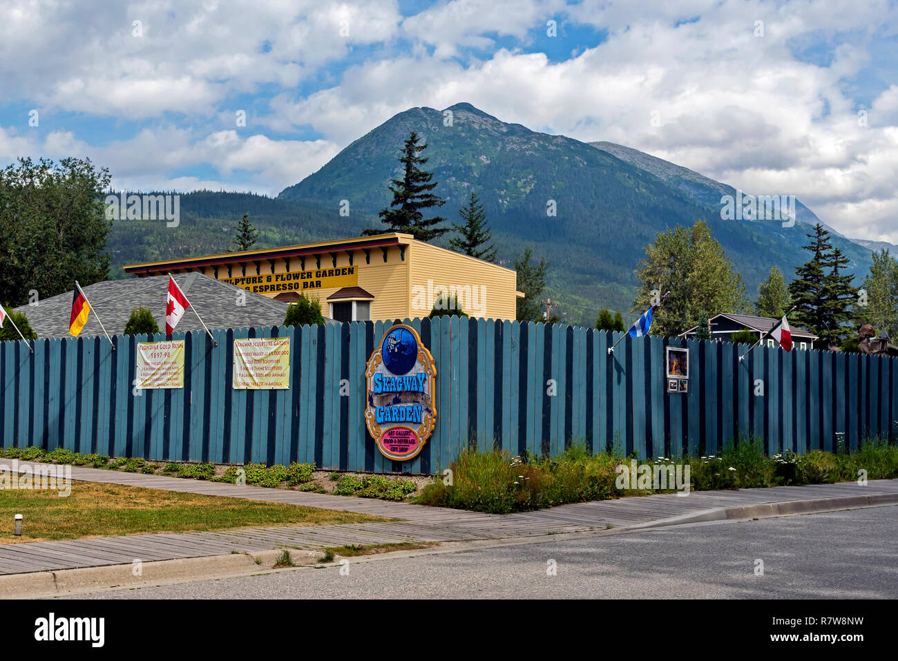 Skagway, garden, Alaska, Klondike Gold Rush National Historical Park ...